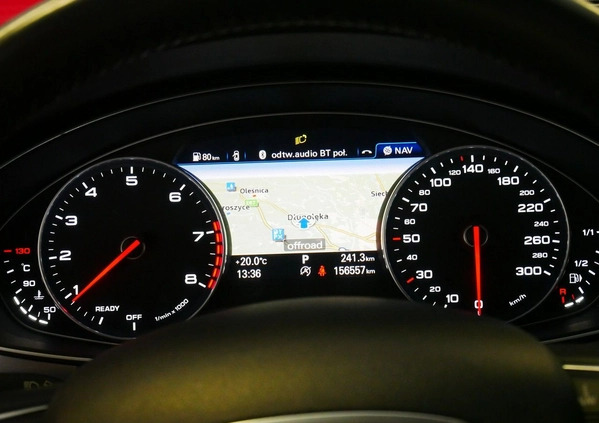 Audi A6 cena 109900 przebieg: 150000, rok produkcji 2017 z Olszyna małe 781
